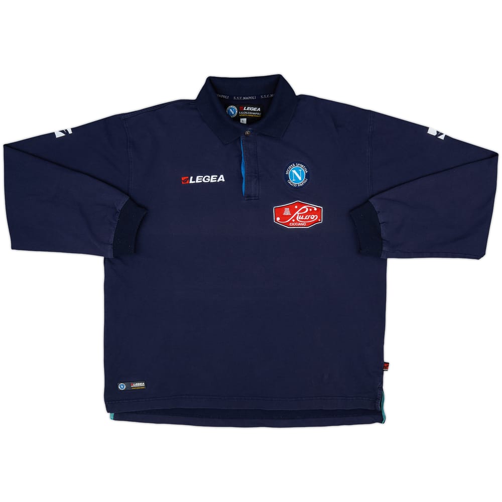 2003-04 Napoli Legea Polo L/S Shirt - 7/10 - (L)