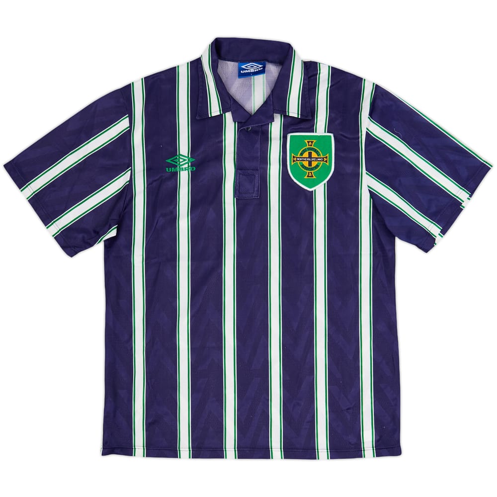 Camiseta de visitante de Northern Ireland 1992-94 - 8/10 - (L)