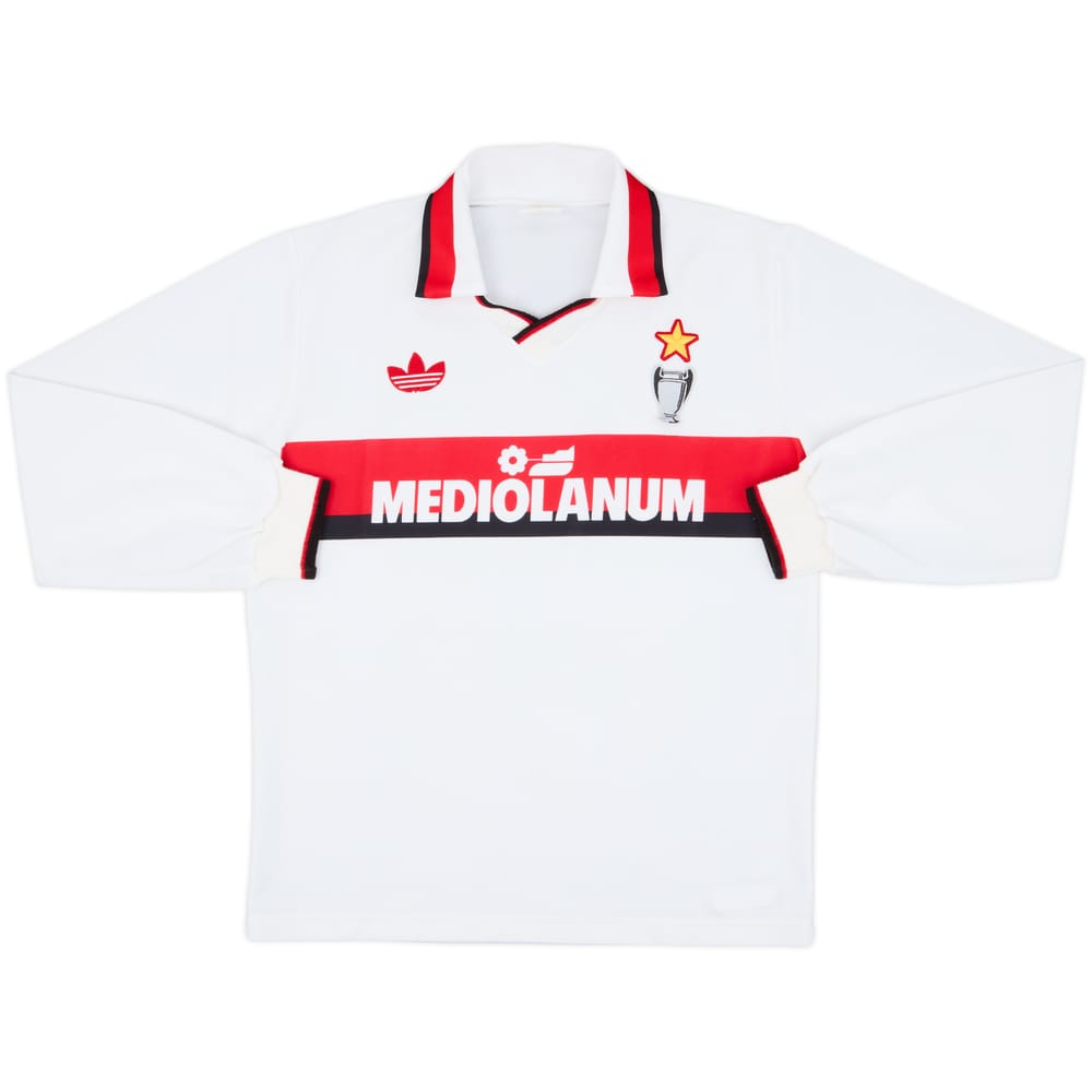 1990-91 AC Milan Away L/S Shirt - 5/10 - (S)