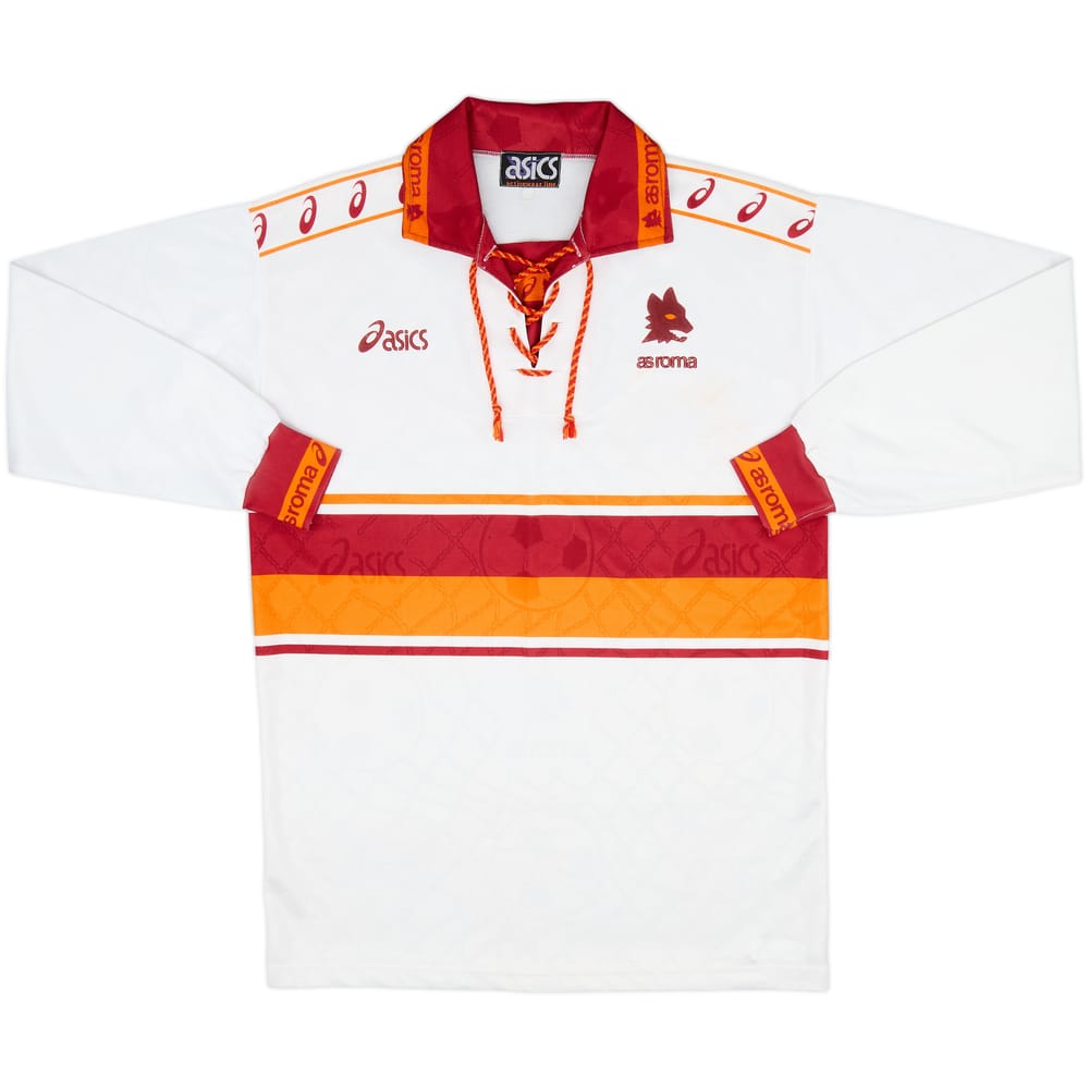 1994-95 Roma Away L/S Shirt - 8/10 - (XL)