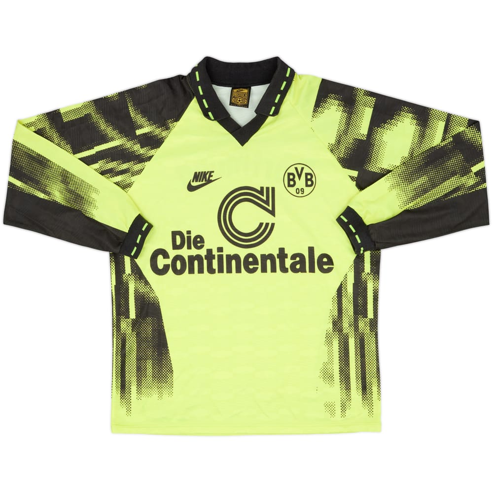 1992-93 Borussia Dortmund Local Manga Larga Camiseta - 9/10 - (M)