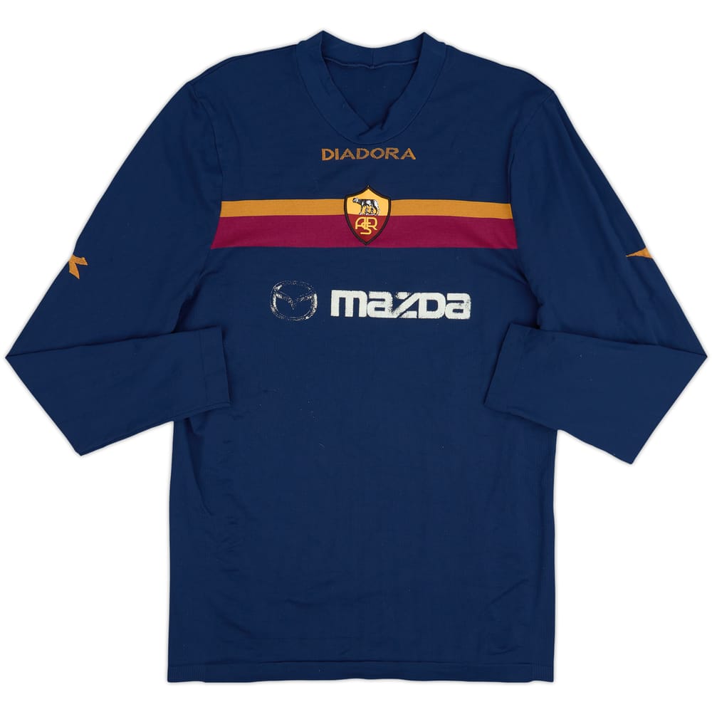 2003-04 Roma Diadora Training L/S Shirt - 5/10 - (L/XL)