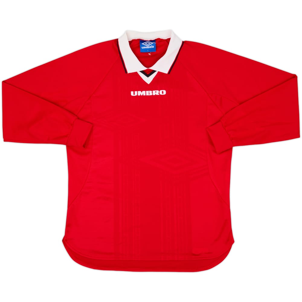 1990s Umbro Template L/S Shirt - 9/10 - (L)