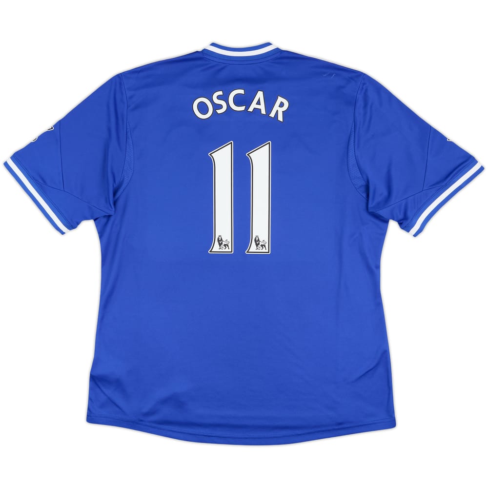 Camiseta de local del Chelsea 2013-14 Oscar #11 - 4/10 - (XL)