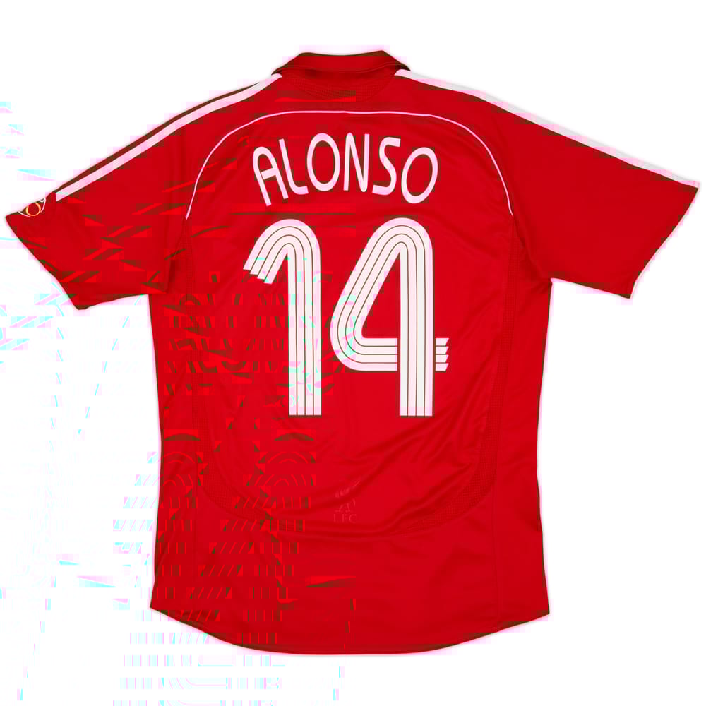 2006-08 Liverpool Home Shirt Alonso #14 - 6/10 - (M)