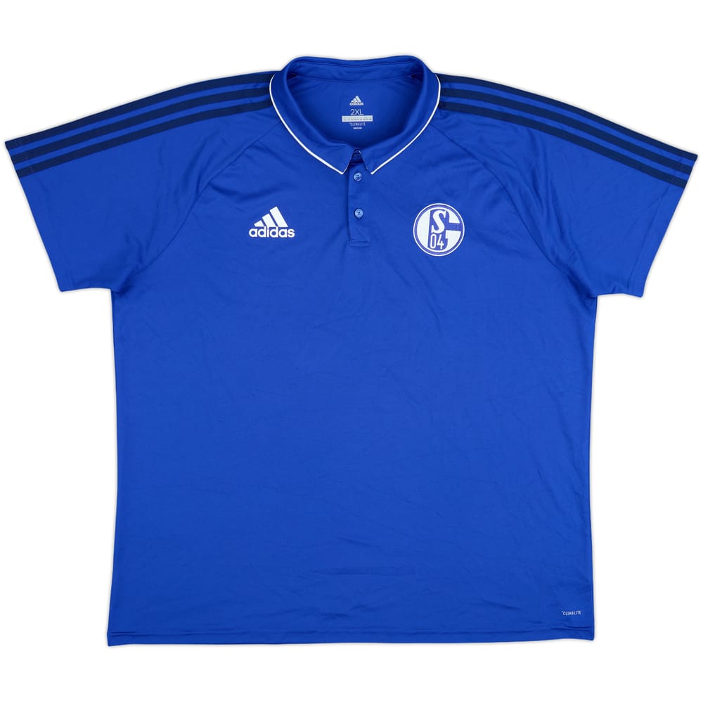 2017-18 Schalke adidas Polo Shirt - 10/10 - (XXL)