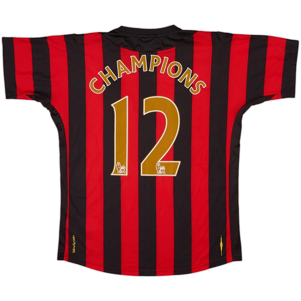 2011-12 Manchester City Away Shirt Champions #12 - 7/10 - (M)