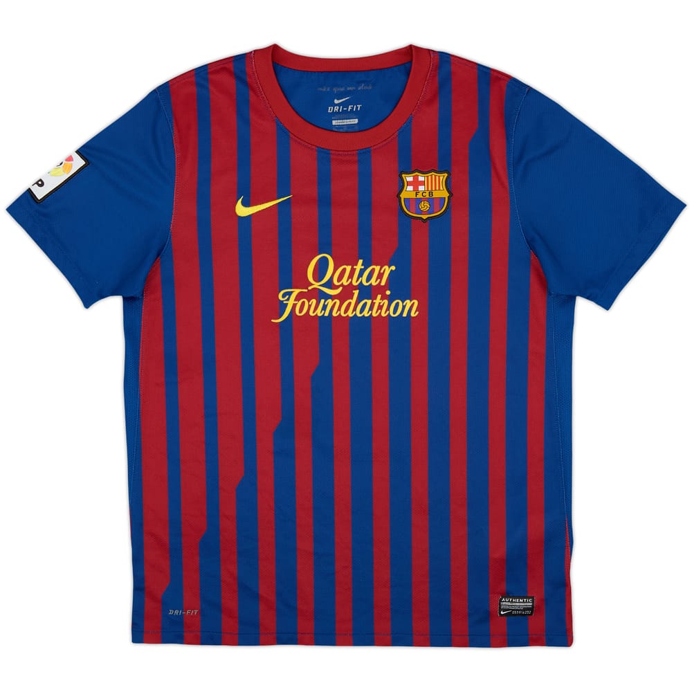 2011-12 Barcelona Home Shirt - 9/10 - (XL.Boys)