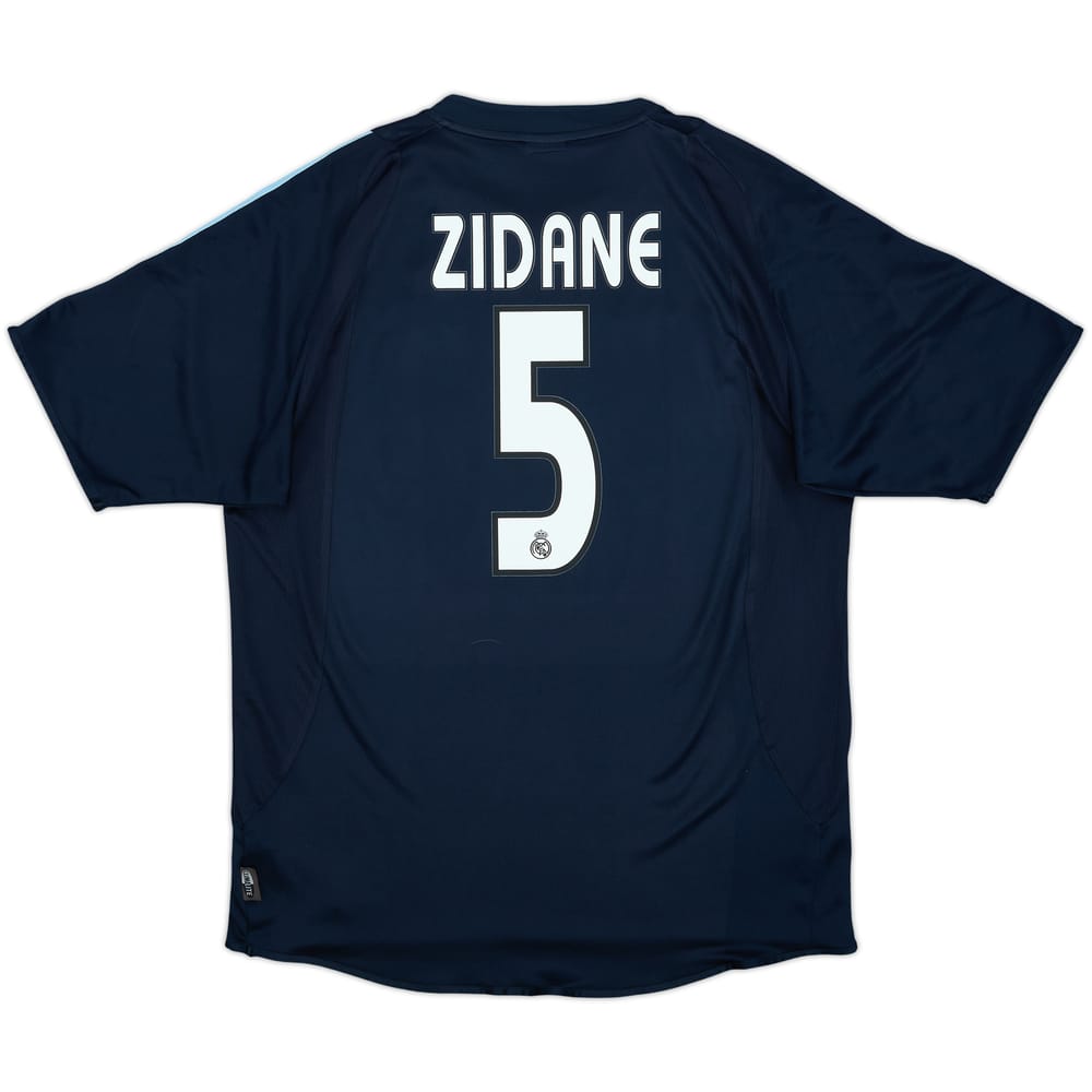 2003-04 Real Madrid Away Shirt Zidane #5 - 9/10 - (M)