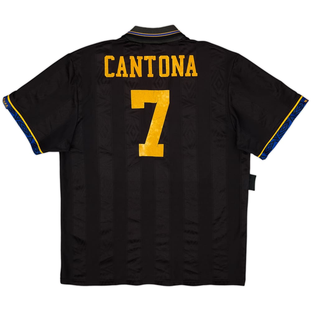 1993-95 Manchester United Away Shirt Cantona #7 - 6/10 - (L)