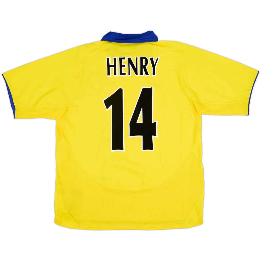 2003-05 Arsenal Away Shirt Henry #14 - 9/10 - (L)
