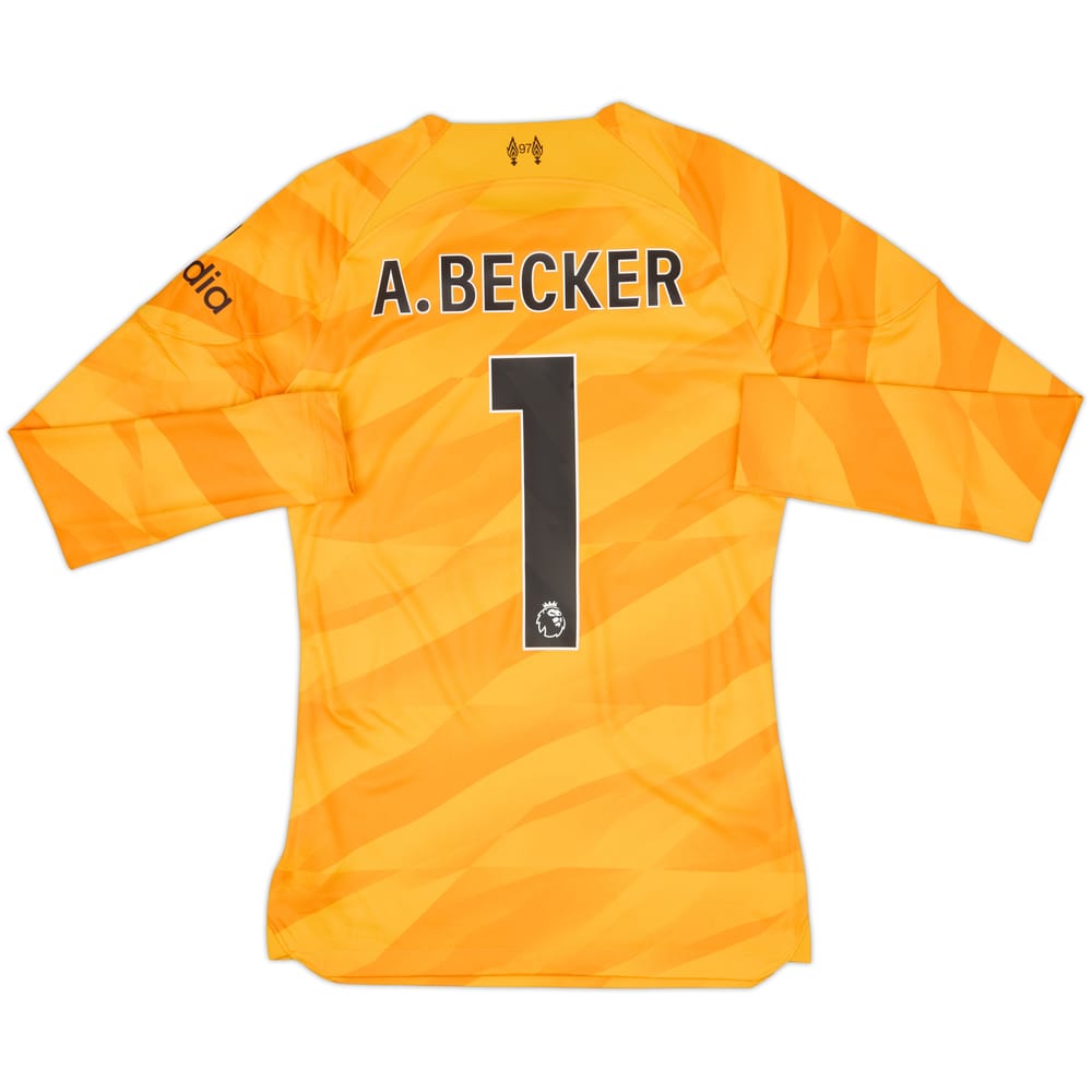 2023-24 Liverpool GK Shirt A.Becker #1 - 10/10 - (S)
