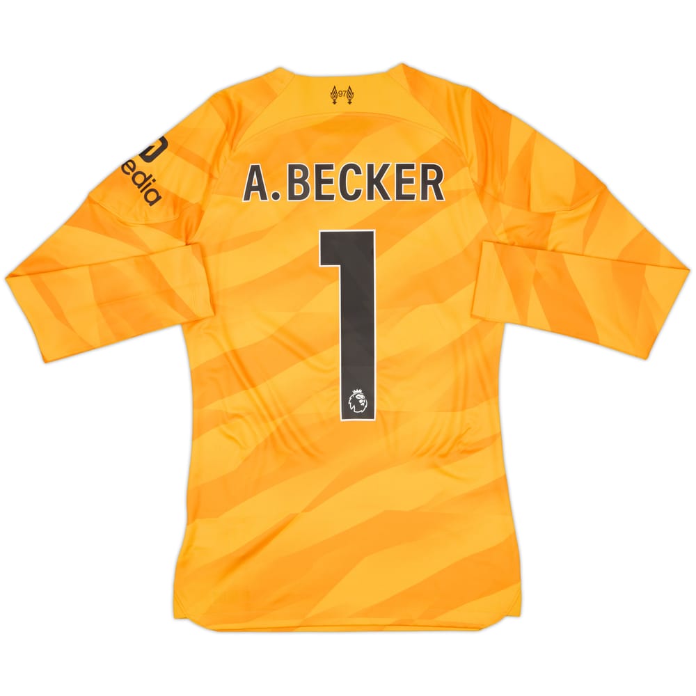 2023-24 Liverpool GK Shirt A.Becker #1 - 7/10 - (S)