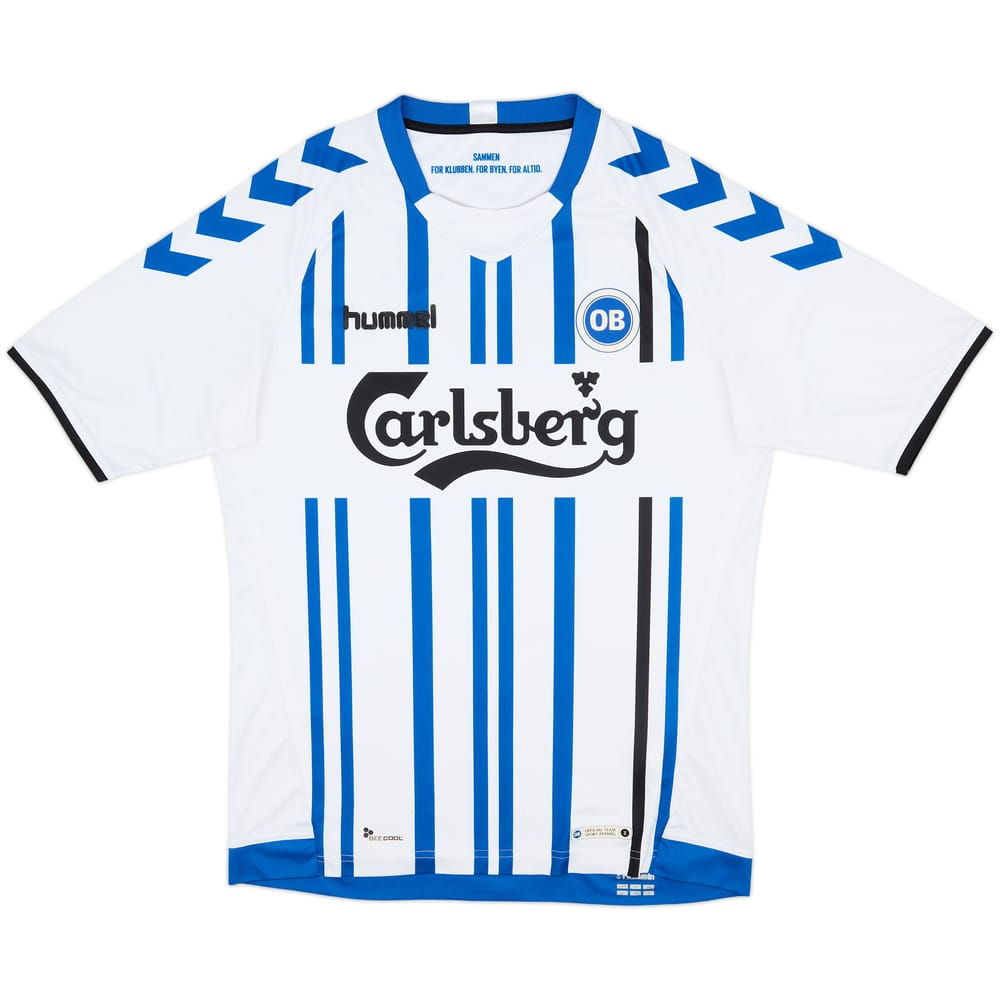 Camiseta de local del Odense 2017-18 - 7/10 - (L)