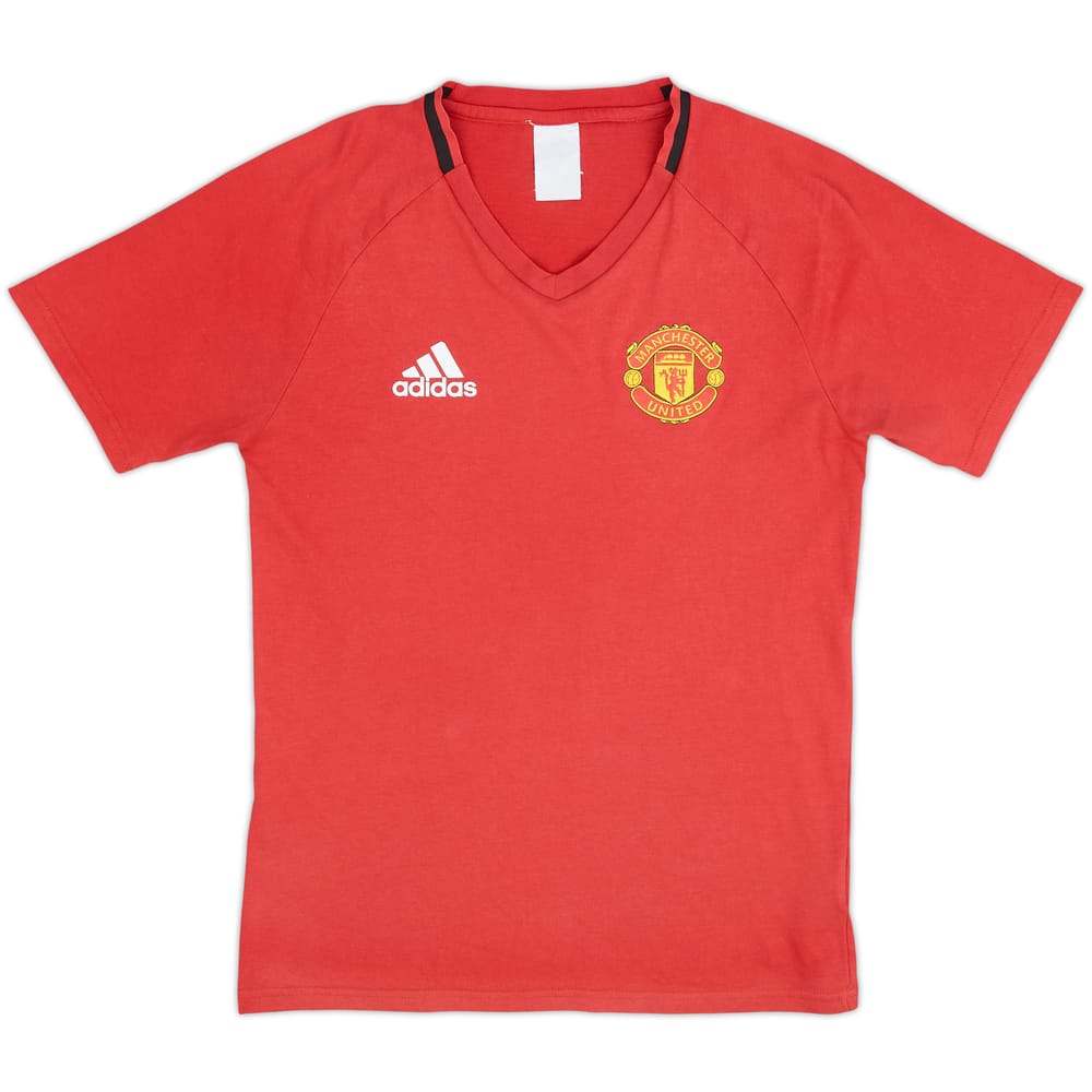2015-16 Manchester United adidas Cotton Tee - 5/10 - (XS)
