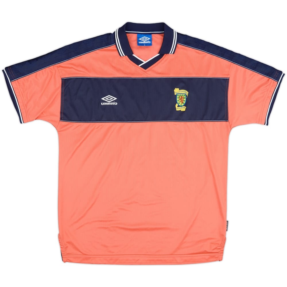 Camiseta de visitante de Scotland 1999-00 - 10/10 - (XL)