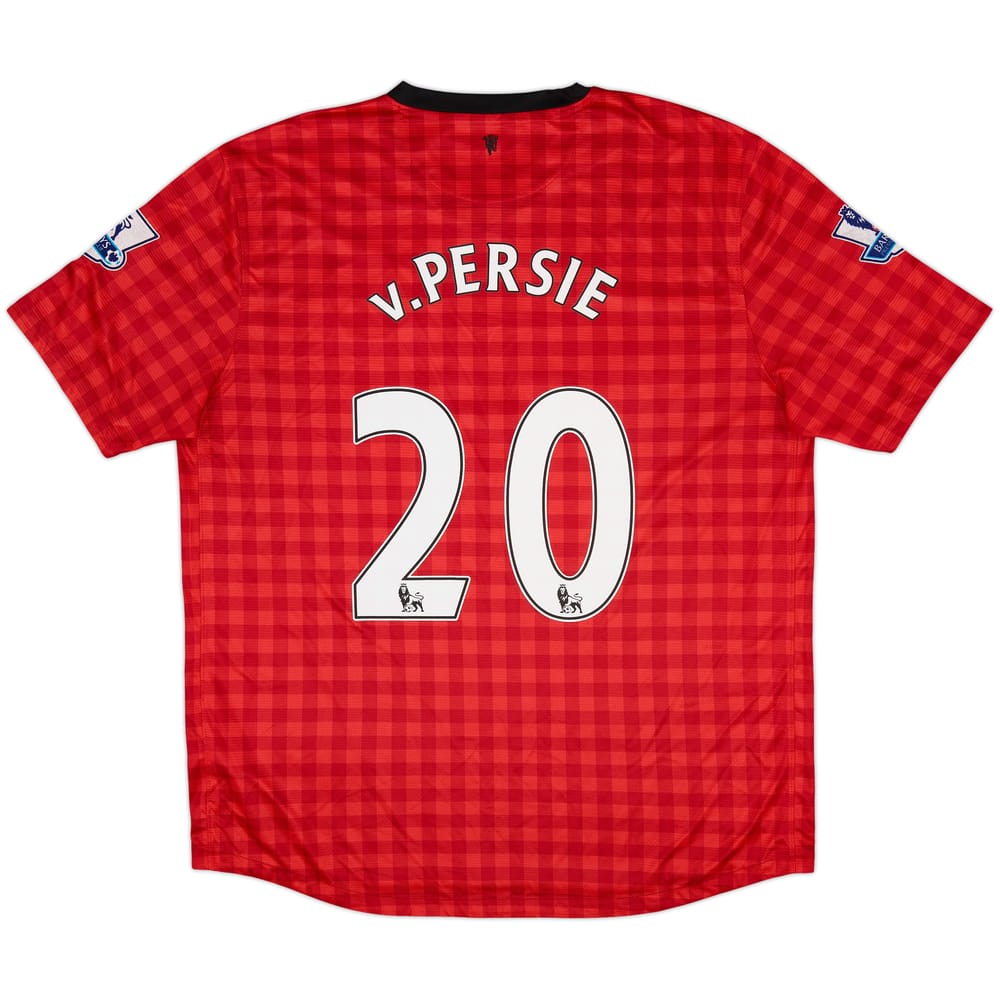 2012-13 Manchester United Home Shirt v.Persie #20 - 8/10 - (XL)