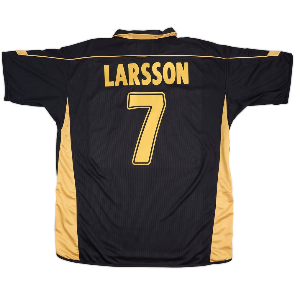 2003-04 Celtic Away Shirt Larsson #7 - 8/10 - (XL)