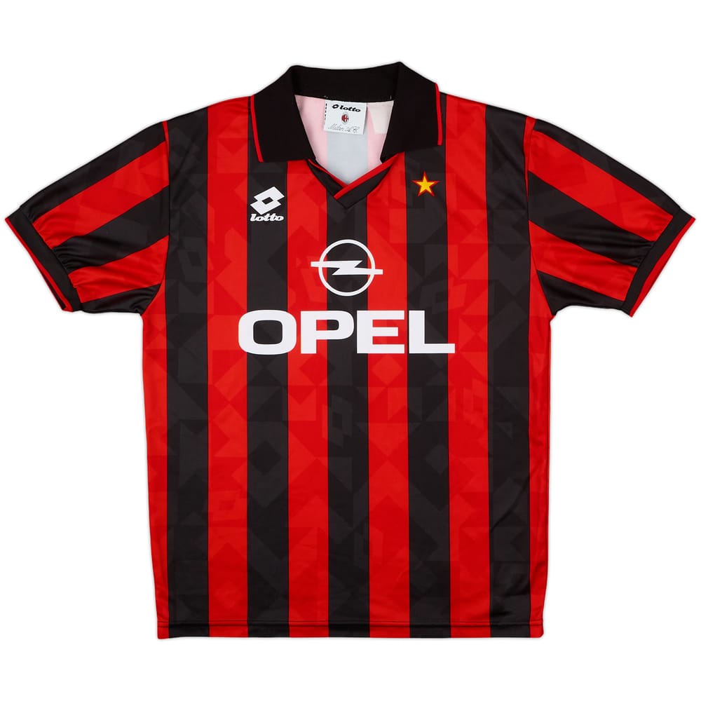 1994-95 AC Milan Home Shirt - 8/10 - (L)