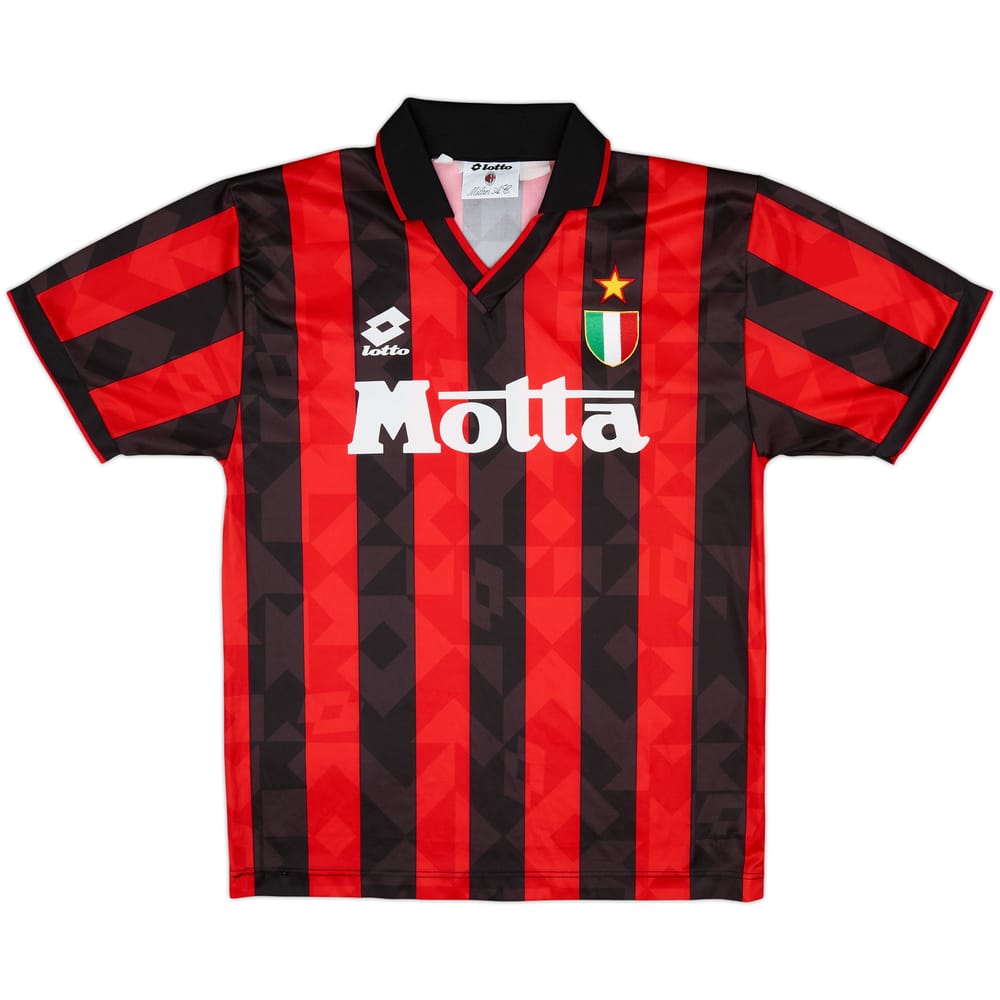 1993-94 AC Milan Home Shirt - 8/10 - (L)