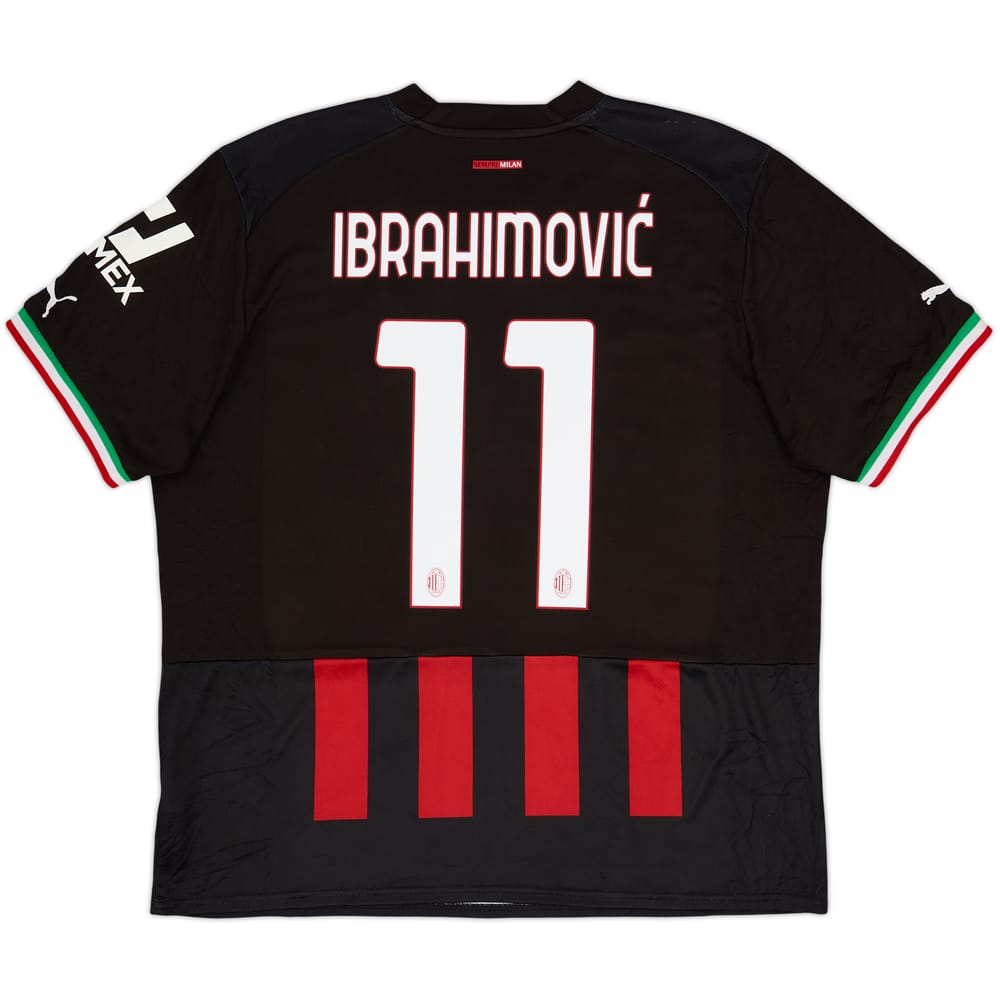 Camiseta de local del AC Milan 2022-23 Ibrahimovic #11 - 10/10 - (XL)