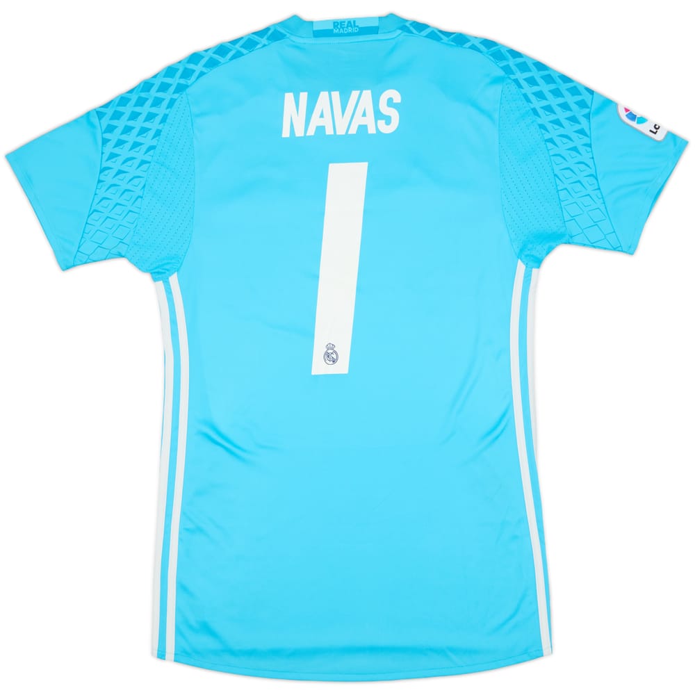 2016-17 Real Madrid GK S/S Shirt Navas #1 - 9/10 - (S)