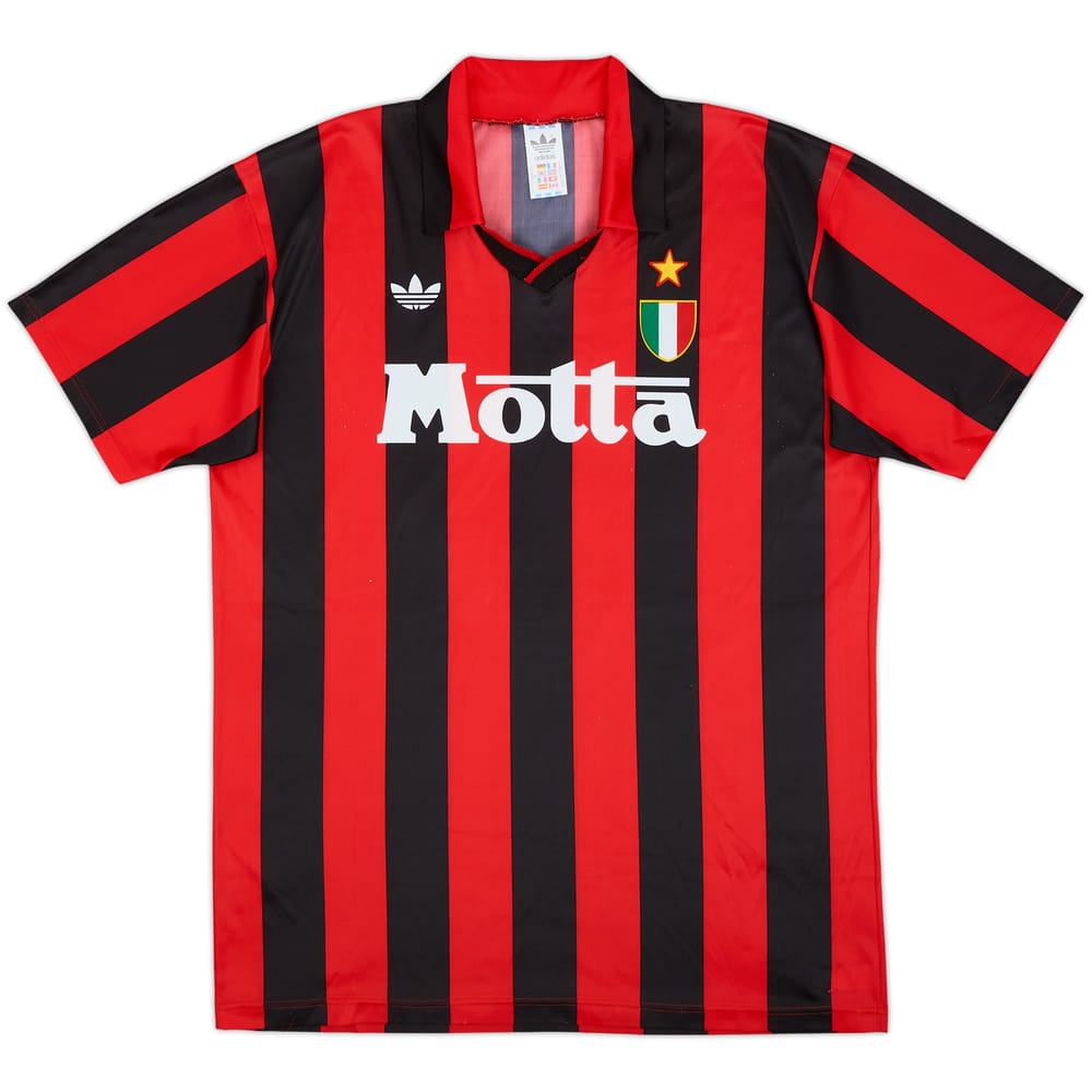 1992-93 AC Milan Home Shirt - 8/10 - (L)