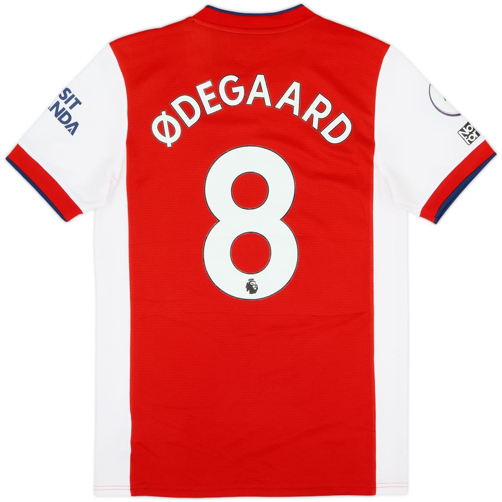 2021-22 Arsenal Home Shirt Odegaard #8 - 7/10 - (S)