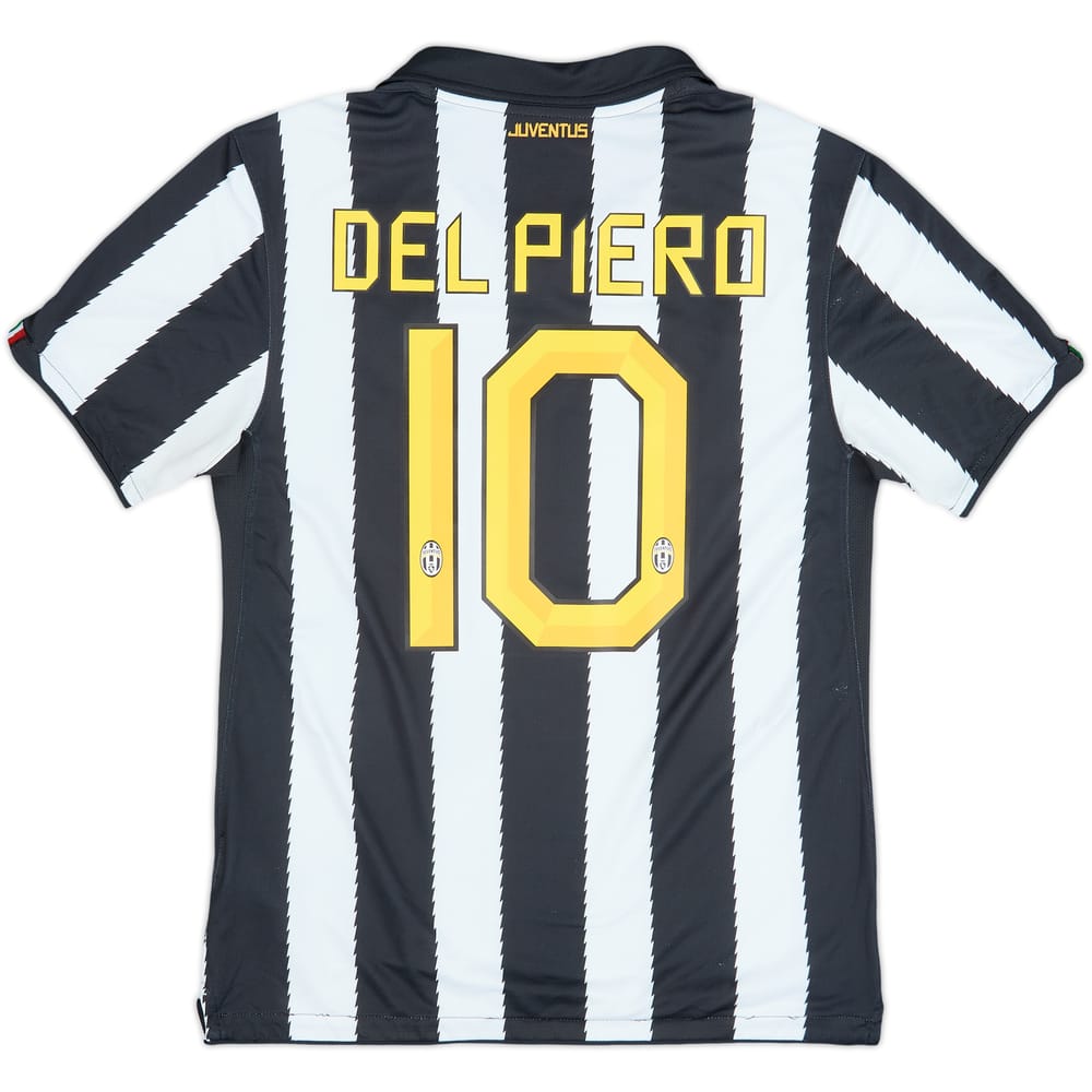 2010-11 Juventus Home Shirt Del Piero #10 - 6/10 - (M)