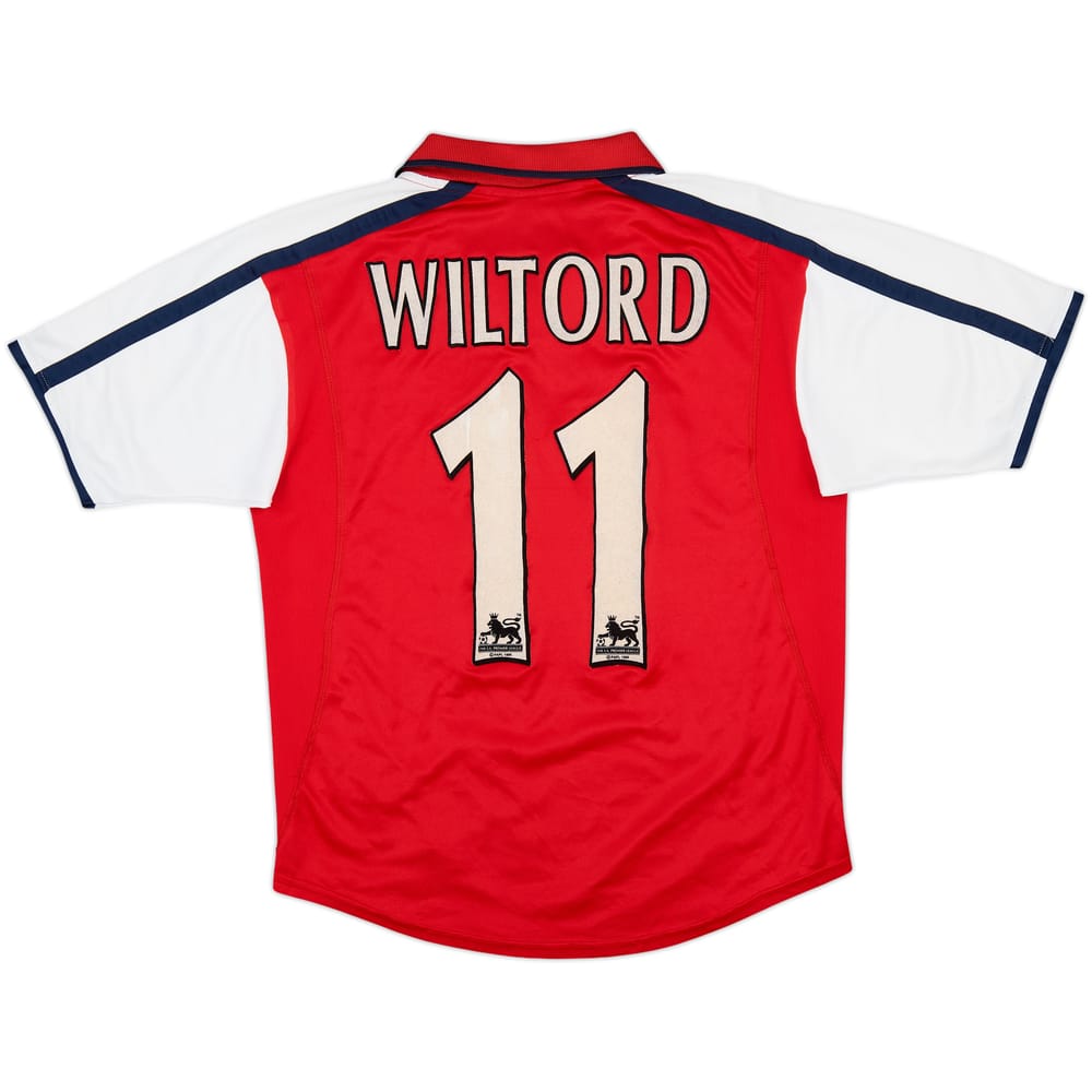 2000-02 Arsenal Home Shirt Wiltord #11 - 6/10 - (XL.Boys)