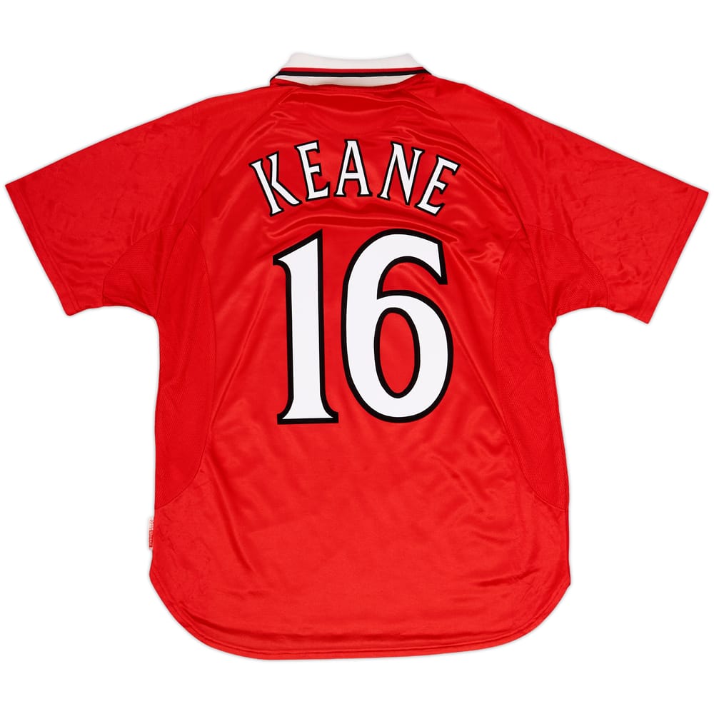 1999-00 Manchester United 'CL Winners' Shirt Keane #16 - 7/10 - (L)