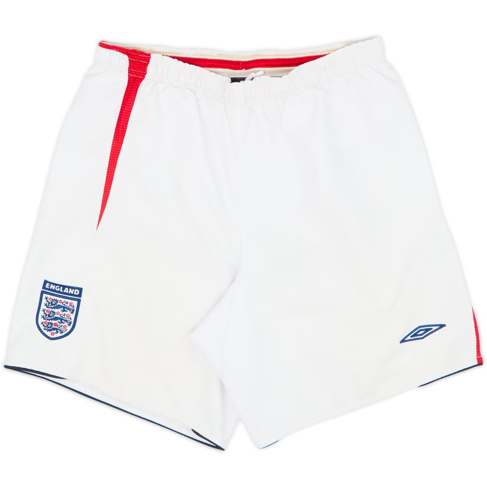 2005-07 England Alternate Home Shorts - 5/10 - (S)