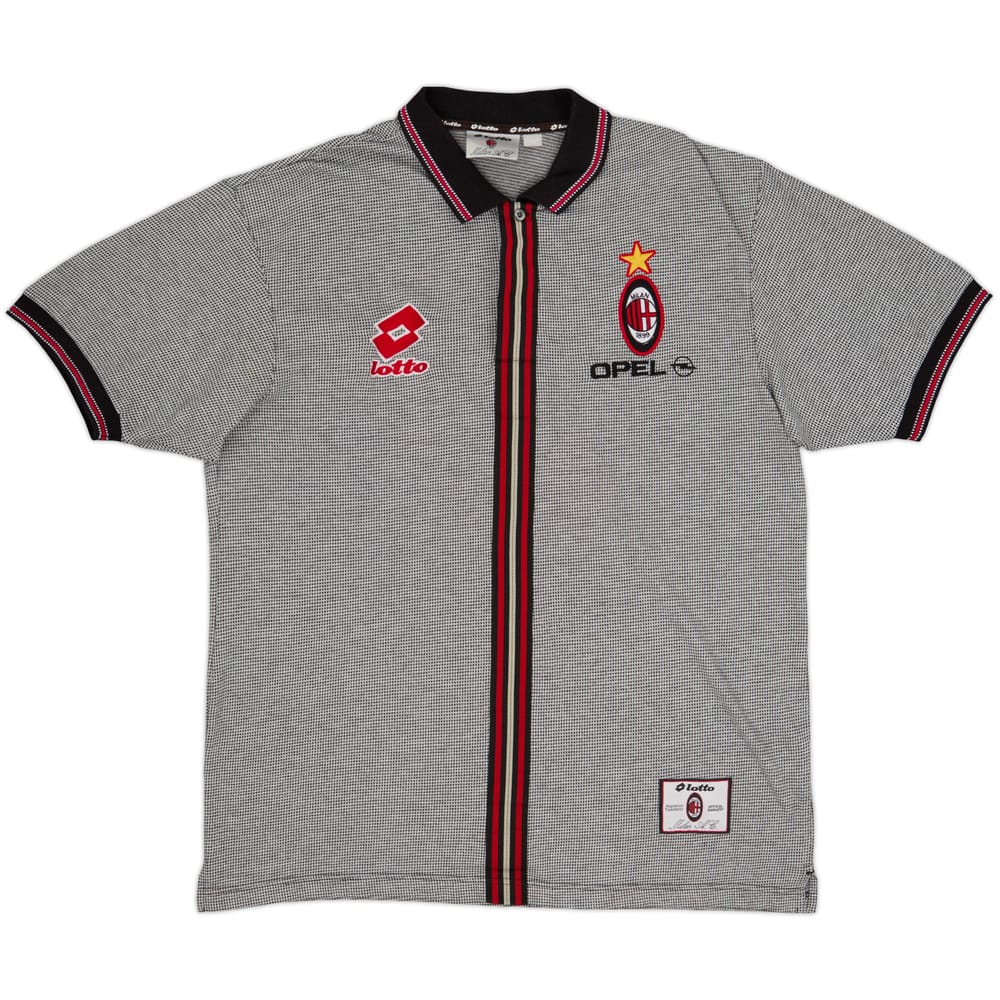 1997-98 AC Milan Lotto Polo Shirt - 9/10 - (XXL)