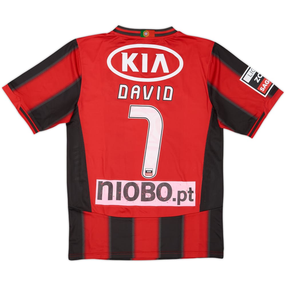 2012-13 SC Olhanense Home Shirt David #7 - 6/10 - (L)