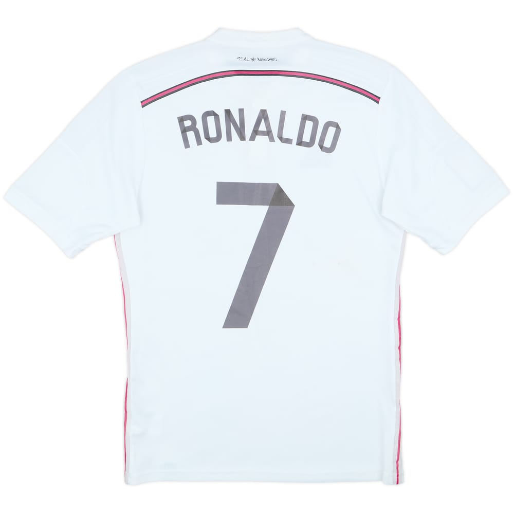 2014-15 Real Madrid Home Shirt Ronaldo #7 - 7/10 - (M)