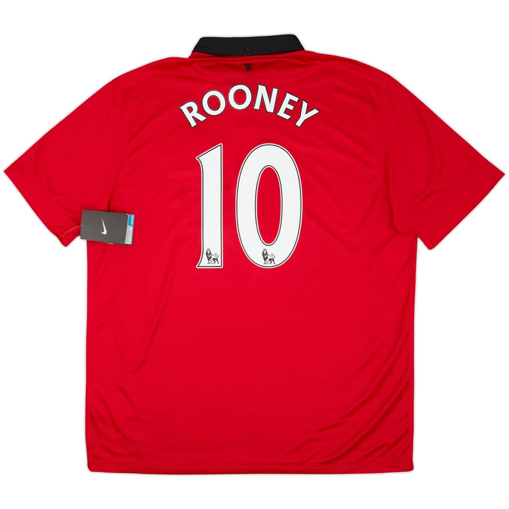 2013-14 Manchester United Home Shirt Rooney #10 (XL)