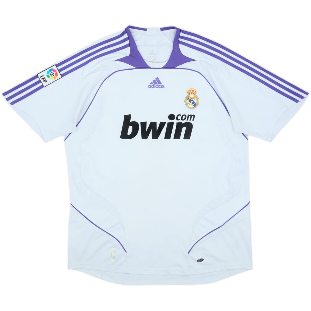 2007-08 Real Madrid Home Shirt - 5/10 - (XL)