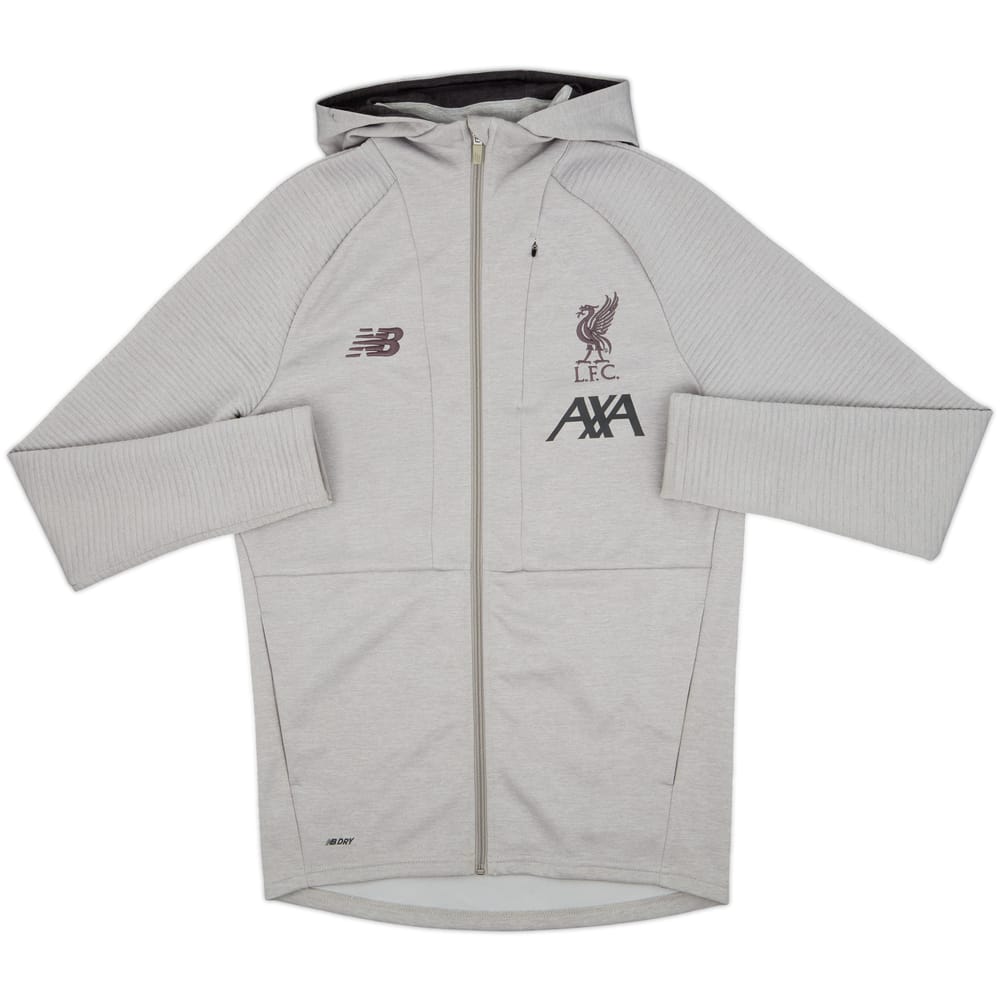 2019-20 Liverpool New Balance Hooded Track Jacket - 8/10 - (S)
