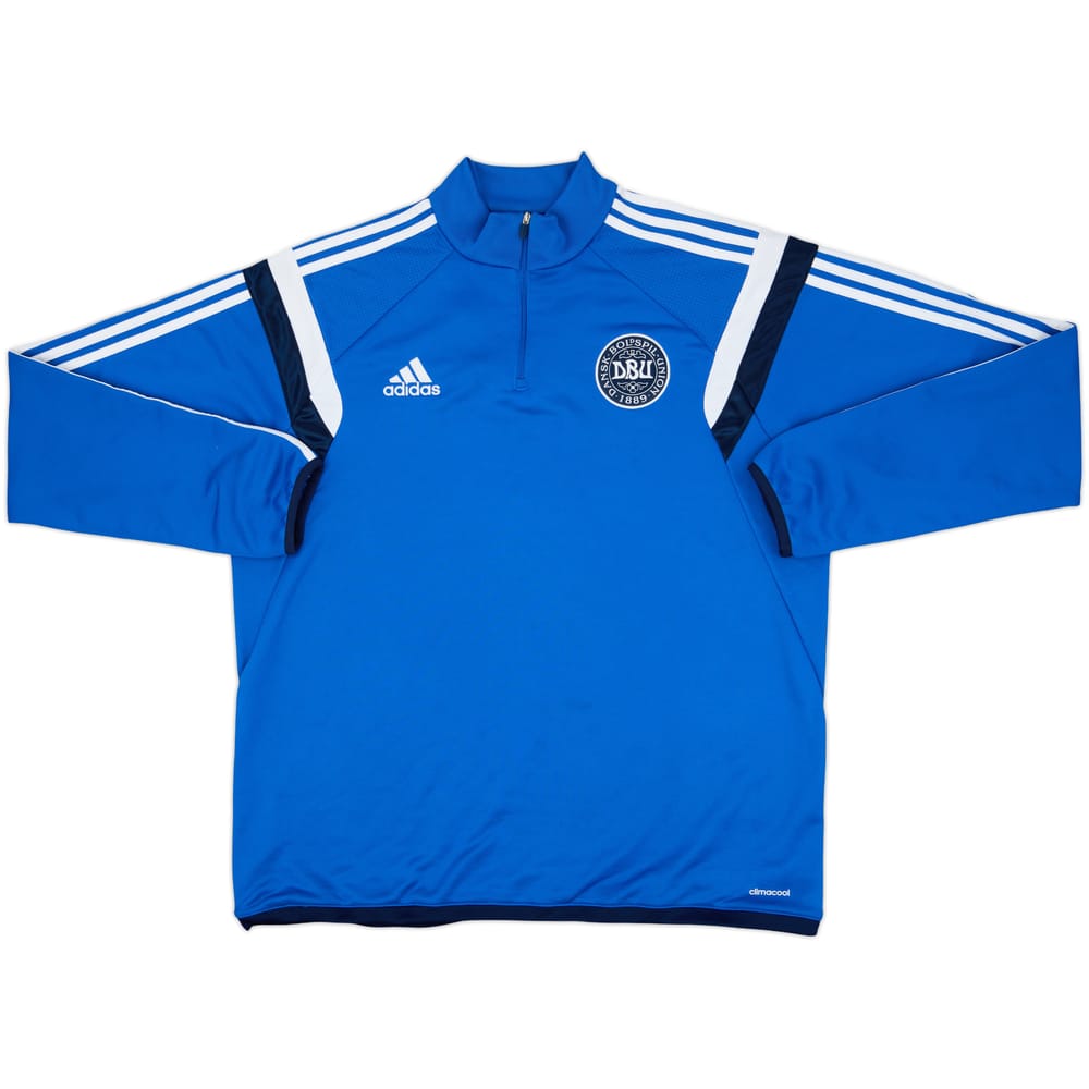 2013-14 Denmark adidas 1/4 Zip Drill Top - 9/10 - (XL)