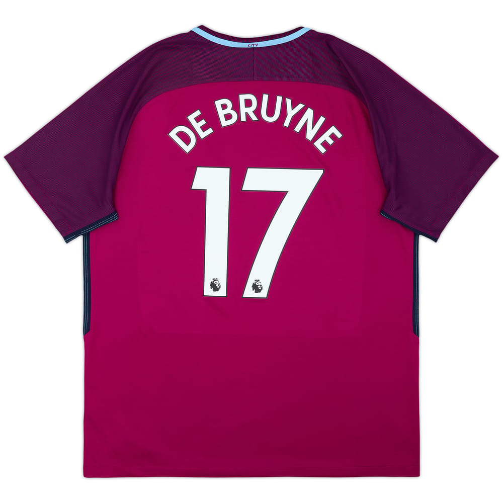 2017-18 Manchester City Away Shirt De Bruyne #17 - 8/10 - (XL)