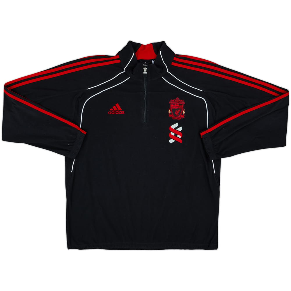 2010-11 Liverpool adidas 1/4 Zip Drill Top - 8/10 - (M/L)