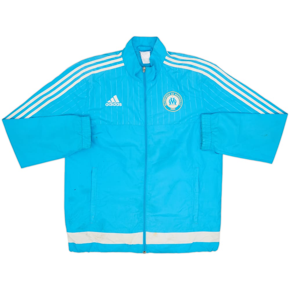 2015-16 Olympique Marseille adidas Track Jacket - 5/10 - (M)