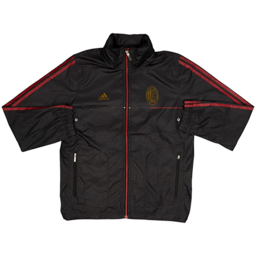 2011-12 AC Milan adidas Hooded Rain Jacket - 5/10 - (M)