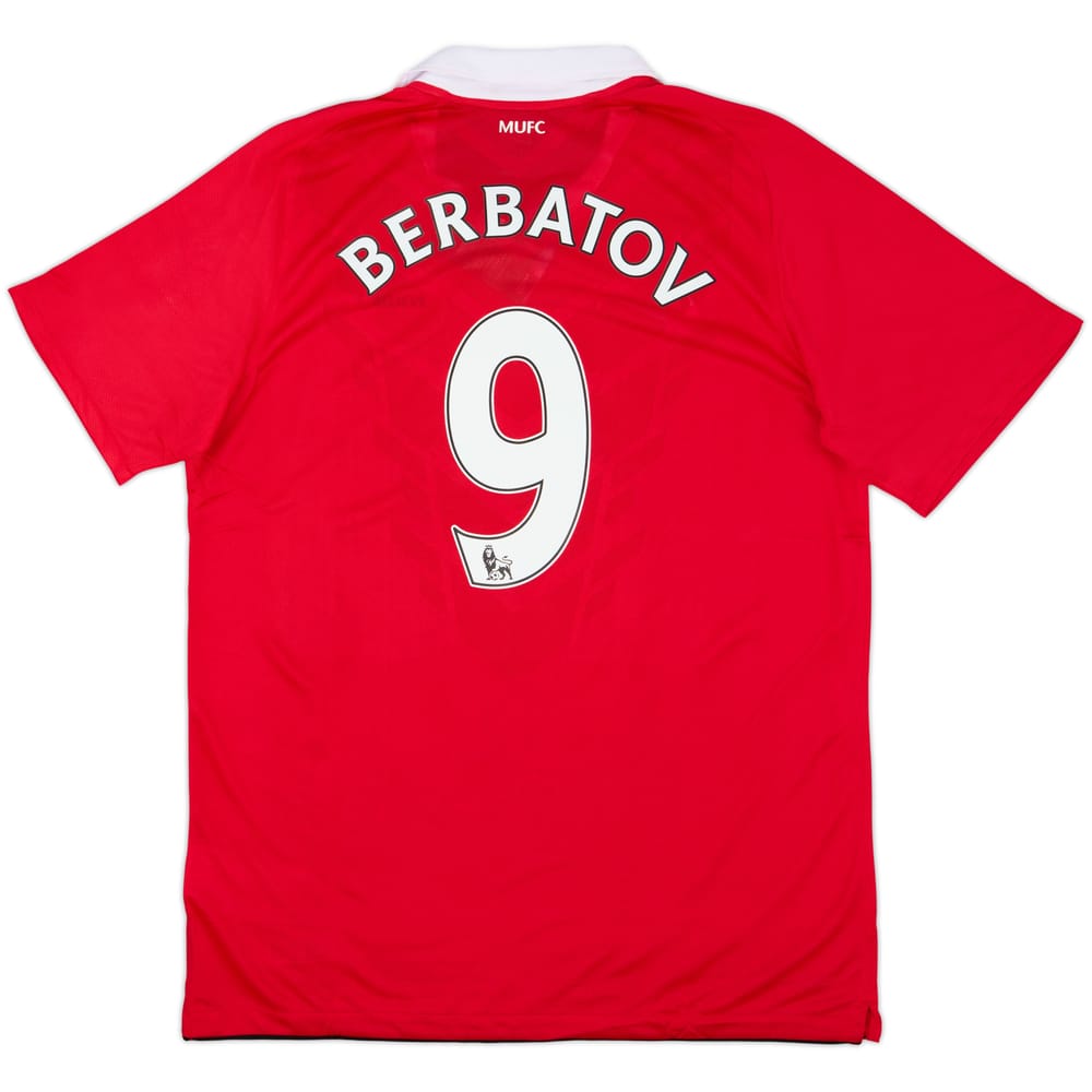 2010-11 Manchester United Home Shirt Berbatov #9 (M)