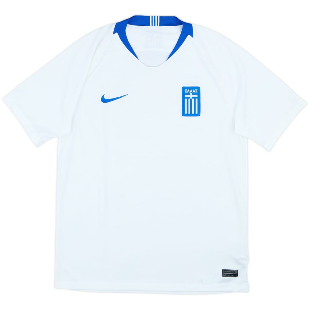 2018-19 Greece Home Shirt - 8/10 - (M)