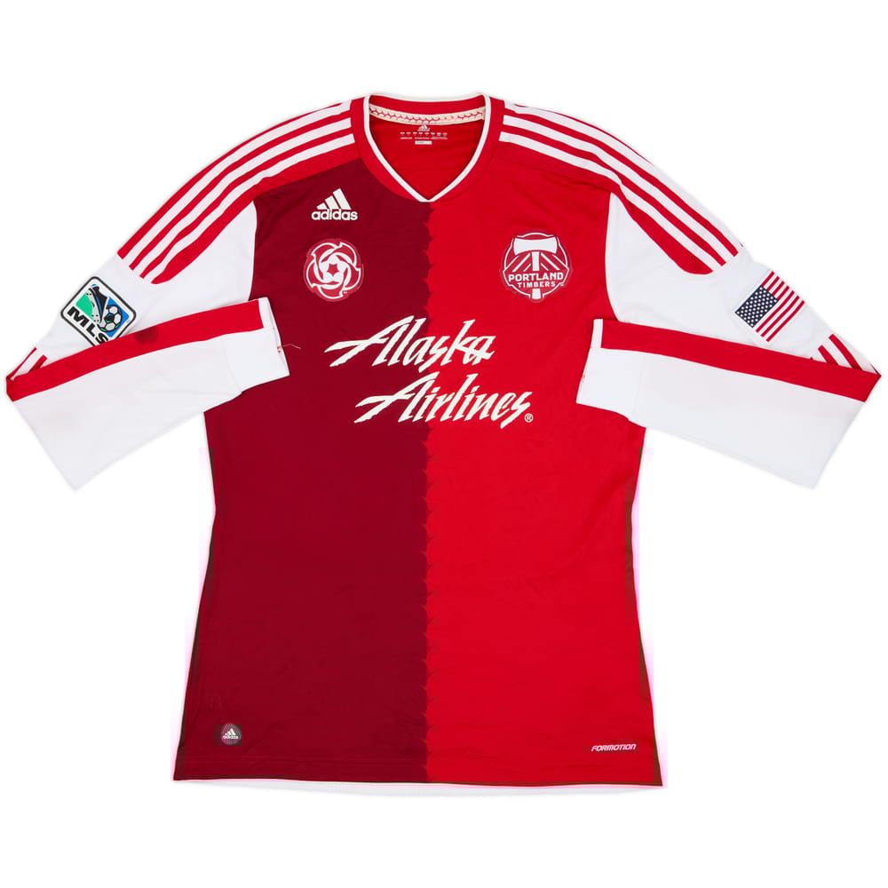 2011-13 Portland Timbers Authentic Away L/S Shirt - 7/10 - (L)