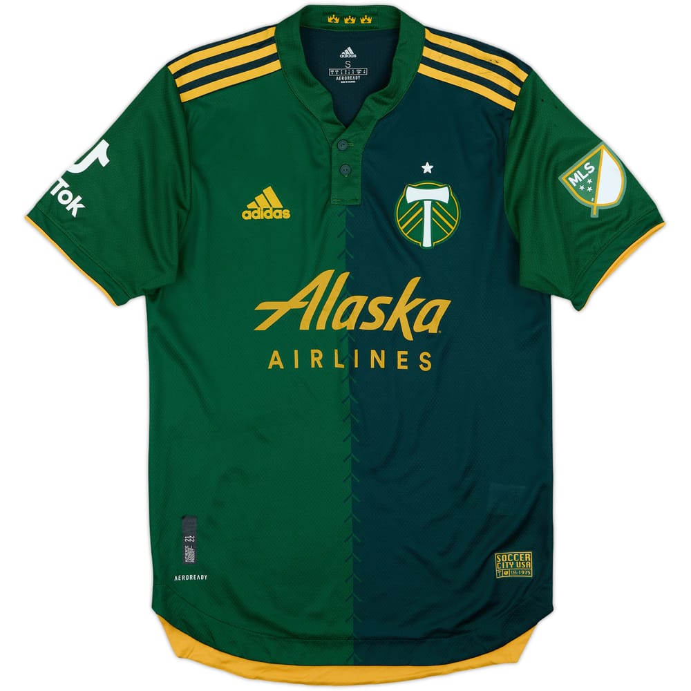 2021-22 Portland Timbers Authentic Home Shirt - 7/10 - (S)