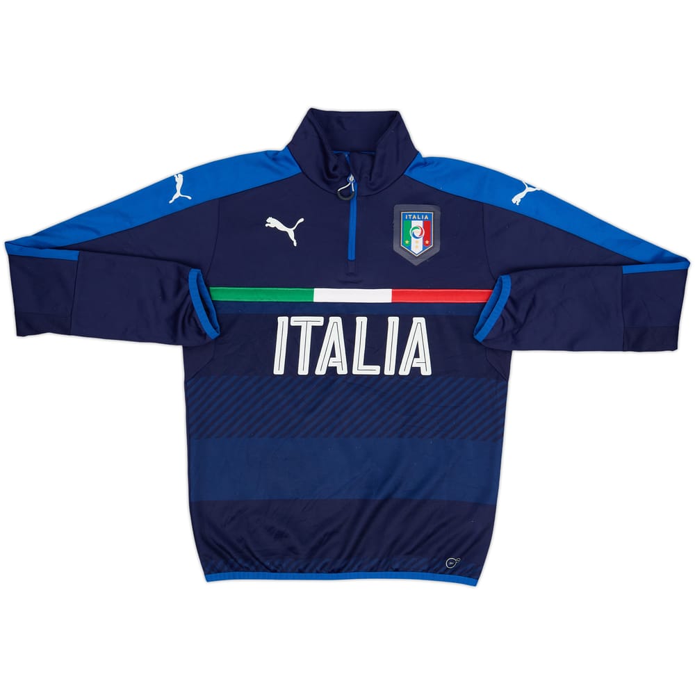 2016-17 Italy Puma 1/4 Zip Drill Top - 8/10 - (S)