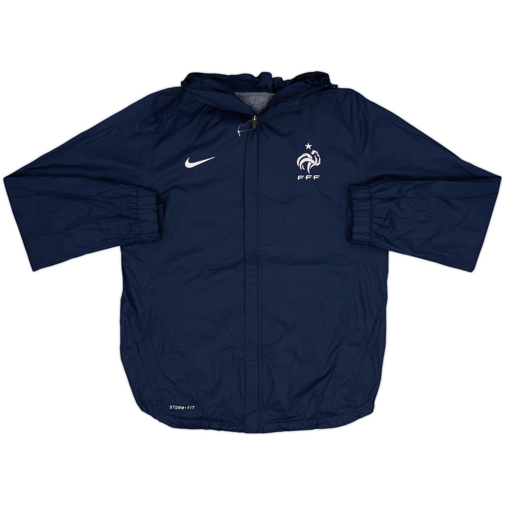 2011-12 France Nike Hooded Rain Jacket - 9/10 - (M)
