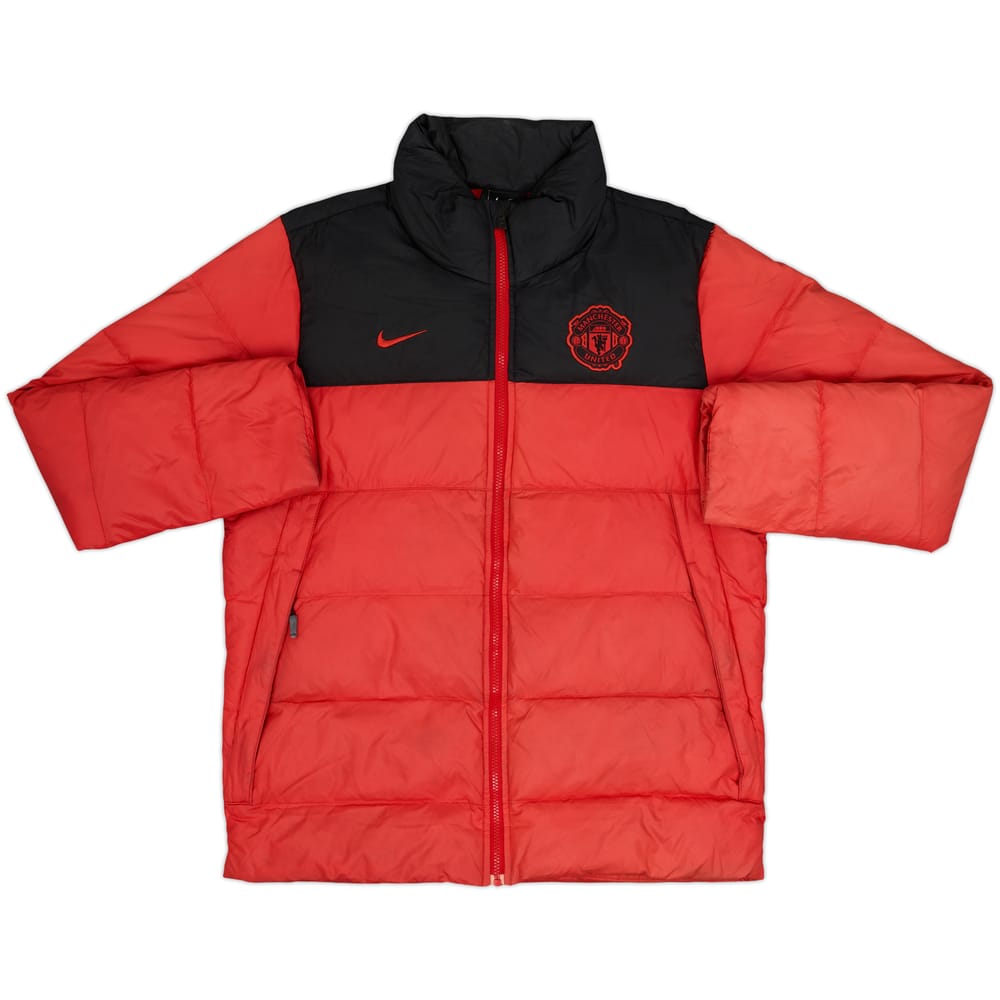 2011-12 Manchester United Nike Padded Bench Coat - 9/10 - (L)